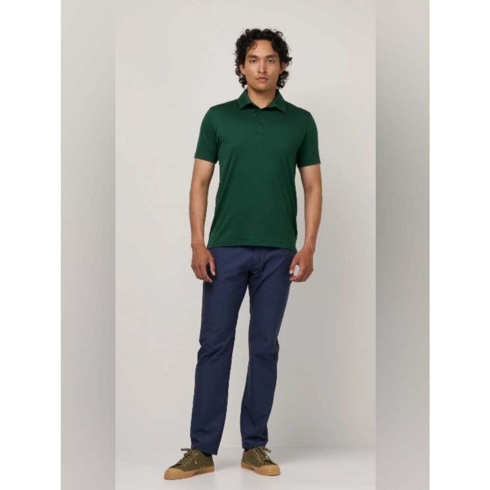 Wool & Prince Preppy Academia Casual Sporty Layer Signature Polo Shirt XXL